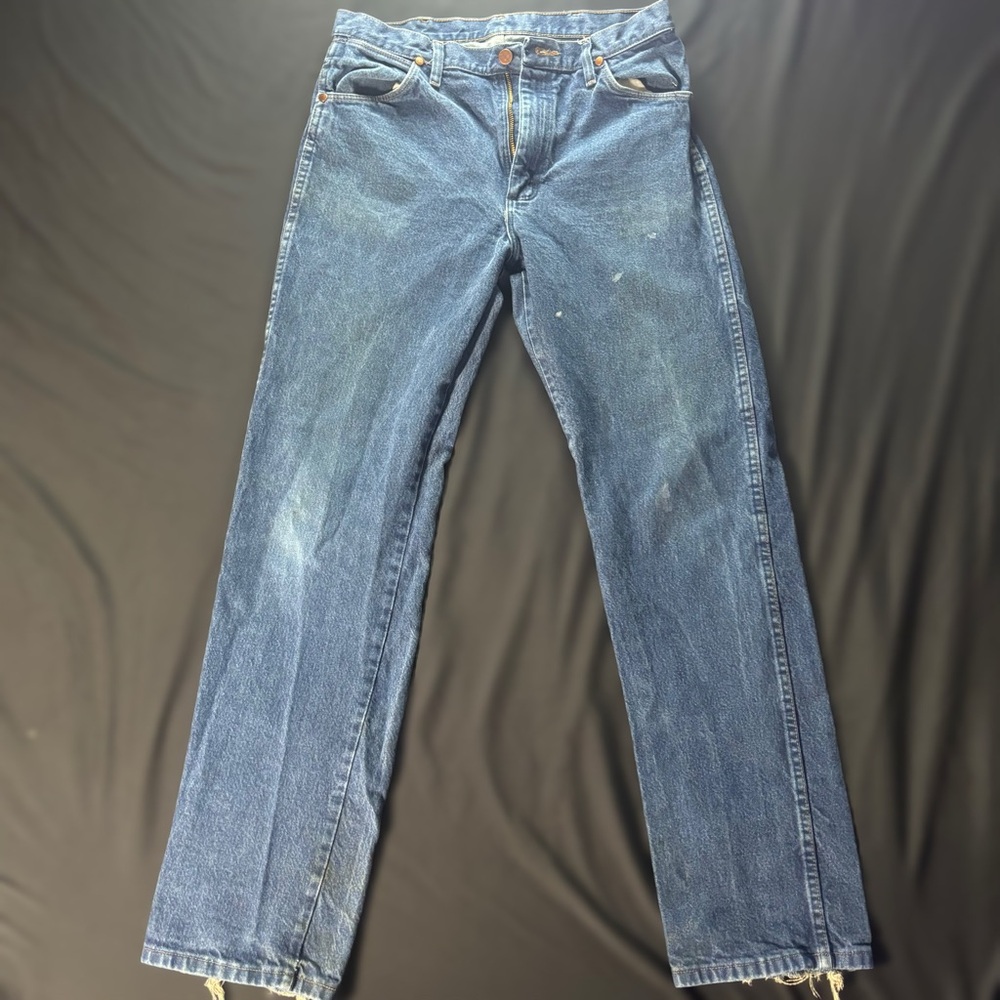 Wrangler Men's Straight Jeans - Blue